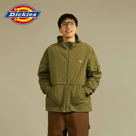 Dickies商场同款 23秋冬新品 工装休闲连帽防风夹克外套男女情侣图片