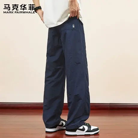 马克华菲美式薄款休闲裤男潮牌宽松百搭阔腿长裤2025新款秋季裤子商品大图