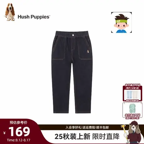【25秋新品】暇步士童装男童牛仔裤大童休闲舒适儿童宽松直筒长裤商品大图