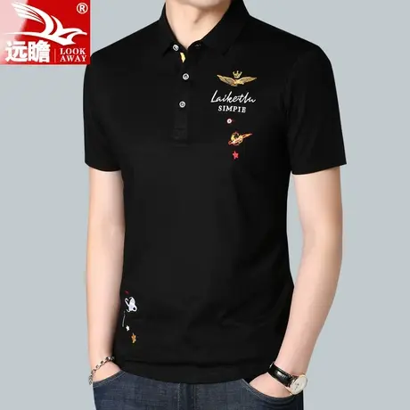 男士翻领t恤男短袖夏季薄款休闲2023新款夏天半袖男装polo衫男款图片