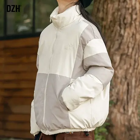 情侣立领棉服男款冬季加厚潮牌休闲棉衣外套潮高级感2024新款棉袄商品大图