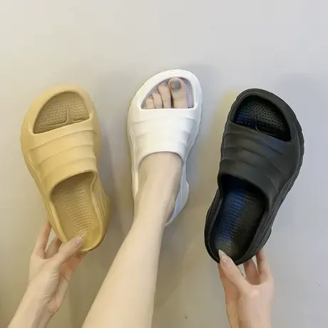 拖鞋女外穿2024新款高跟松糕底凉拖鞋室内家居防滑时尚夏季沙滩鞋商品大图