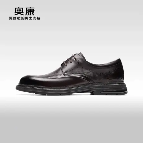 【门店发货】AOKANG奥康秋季新款商务德比鞋男英伦时尚婚鞋图片
