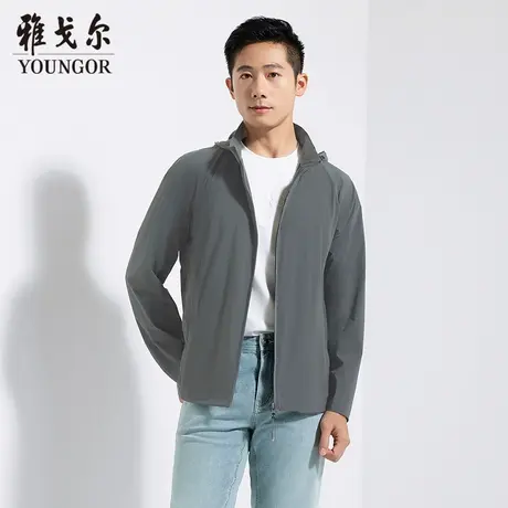 【商场同款】雅戈尔男士夹克春季新款官方商务休闲单夹克外套男商品大图