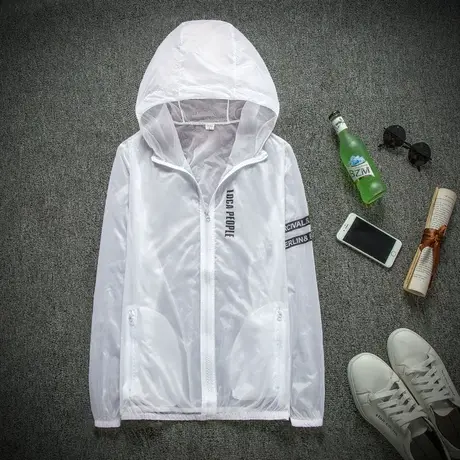 夏季防风透气皮肤衣男女薄款男款防晒衣情侣款防晒服运动户外风衣图片