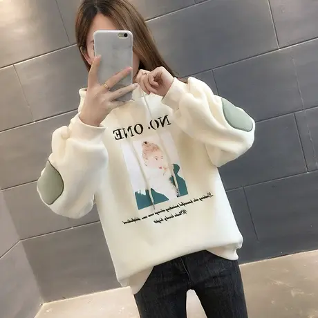 卫衣2024年新款女装韩版春秋季春装春款宽松女士加绒外套爆款上衣图片