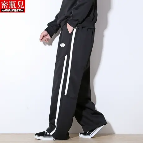 密瓶儿休闲裤男宽松春季男士大码长裤胖子加肥加大潮流运动裤子男商品大图