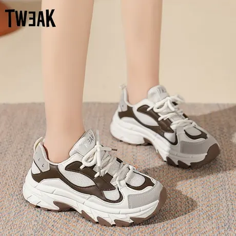 TWEAK厚底老爹鞋女秋冬季休闲女鞋子ins超火爆款百搭显脚小运动鞋商品大图