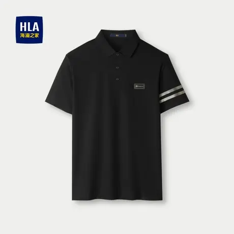 HLA/海澜之家随行易打理短袖Polo衫春夏简约舒适时尚休闲短袖男图片