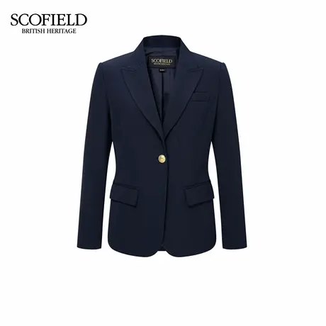 Scofield女装都市干练单粒扣廓形西装外套挺括垫肩2025秋季新品商品大图