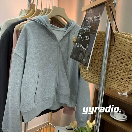 韩国连帽卫衣套装女卫衣春秋外套+半身裙女秋装新款洋气两件套潮商品大图