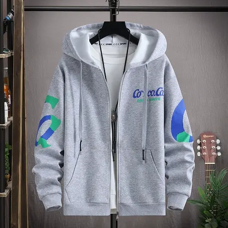 13岁男孩春秋款外套12青少年卫衣开衫14初高中学生15胖大童上衣服商品大图