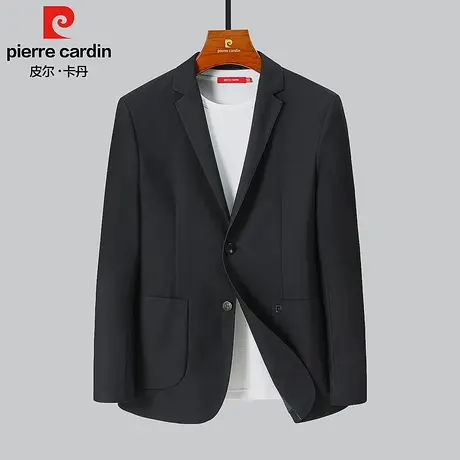 皮尔卡丹男士西服2023秋季新款便西商务休闲单西免烫西装外套男商品大图