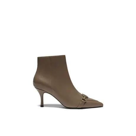 VME/舞魅尖头细高跟金属短筒靴子女秋冬新款ins潮小个子烟筒靴女商品大图