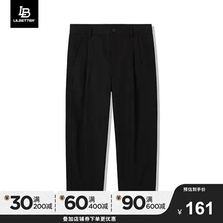 Lilbetter九分裤子男款潮牌休闲裤美式直筒裤宽松垂感西裤春季lb商品大图