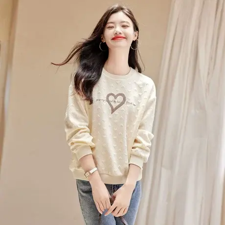 时尚休闲气质套头卫衣商品大图