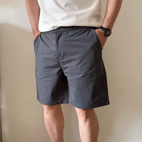 大依无忧夏季大码男装简约薄料通勤运动短裤加肥加大男士休闲短裤图片