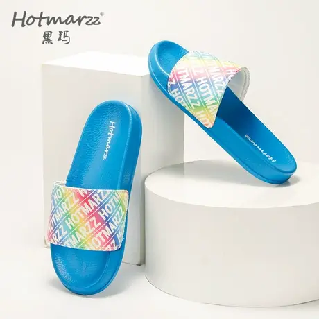 hotmarzz/黑玛拖鞋女夏室外穿防滑凉拖时尚居家用休闲网红一字拖商品大图
