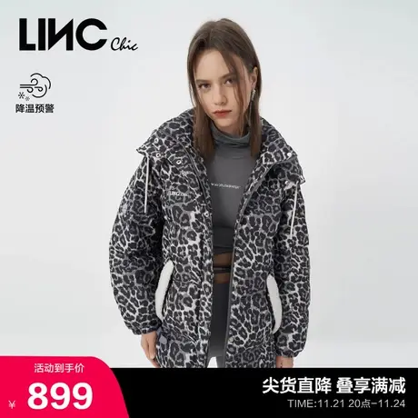 LINCCHIC金羽杰羽绒服女复古学院中长款羽绒服女反季Y22803291Y图片