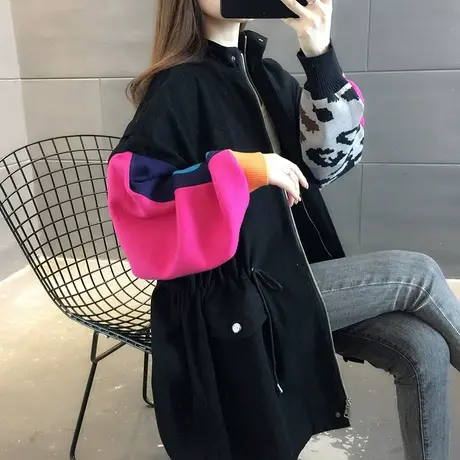 韩版女装2024年新款秋冬季秋装秋款宽松女士风衣服外套宽松中长款图片