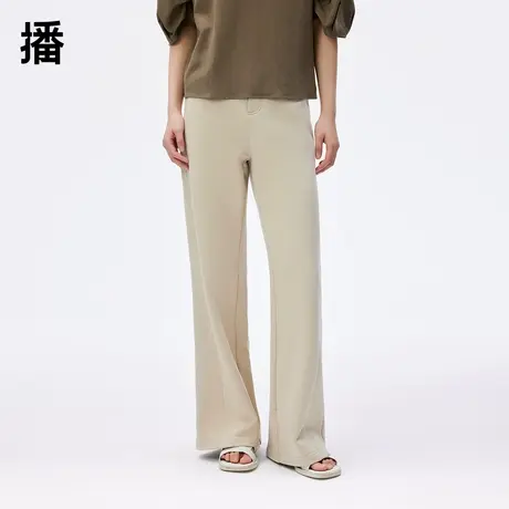 播高腰直筒裤DDQ3KD5044风声图片