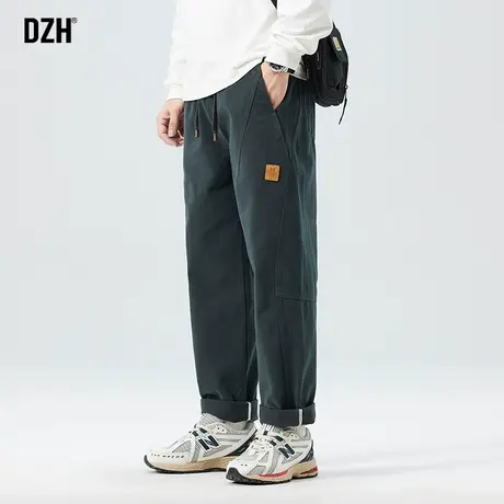 男士休闲裤男春季男裤直筒裤2024新款潮牌运动直筒宽松长裤子男裤商品大图