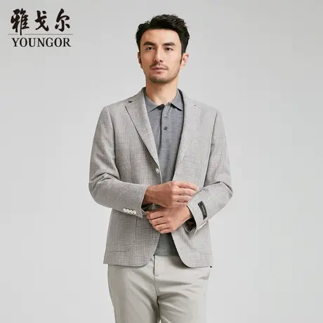 雅戈尔 商场同款男咖色行政系列单西YXXX222721WLY商品大图