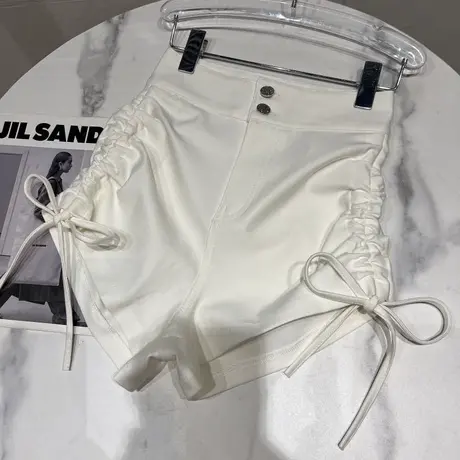 黑色短裤女2023夏新款高腰显瘦小个子安全裤外穿打底美式辣妹热裤图片