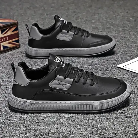 2022新款男士雨鞋厨房工作鞋黑色防滑鞋劳保雨靴厨师鞋防水鞋男款商品大图