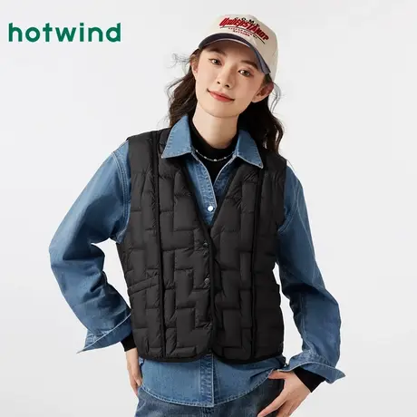羽绒马甲2025年冬款女士轻薄羽绒服短款圆领羽绒内搭背心商品大图