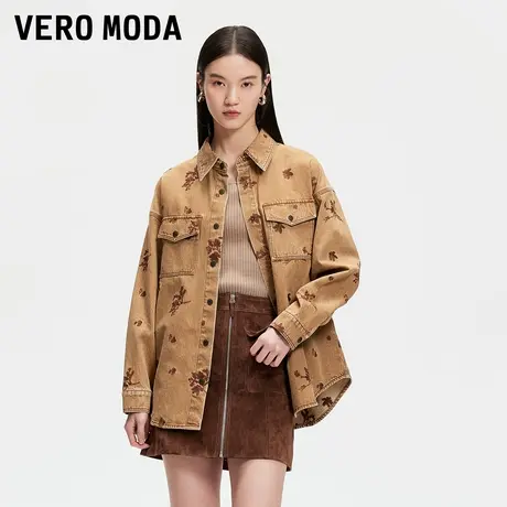【来了就好】Vero Moda衬衫25夏新款美拉德牛仔衬衫325162003商品大图