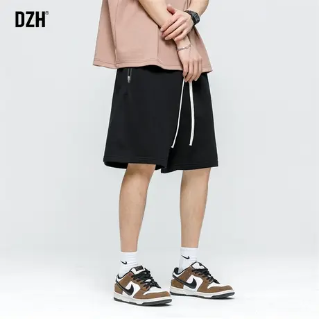 男士黑色运动短裤夏季男休闲潮牌裤子五分裤宽松篮球裤大裤衩中裤商品大图