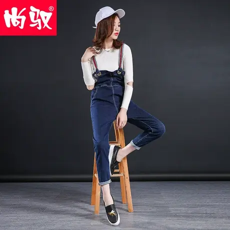 【福利】牛仔背带裤女2023韩版春夏穿搭显瘦宽松吊带牛仔裤女长裤商品大图