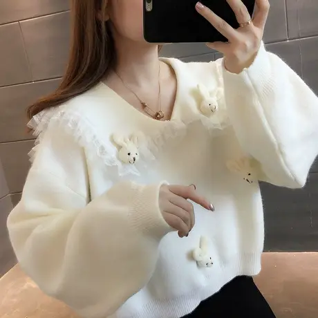 毛衣女装2023年新款秋冬季女士秋款秋装宽松外穿上衣服打底衫洋气商品大图