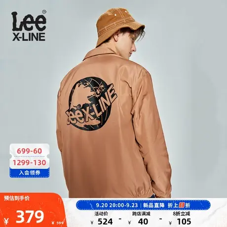 LeeXLINE23新品舒适版棕色男薄款教练夹克外套LMT0053752RZ图片