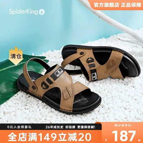 SPIDER KING/蜘蛛王2023秋季凉鞋男款拖鞋男士休闲凉鞋男款开车商品大图