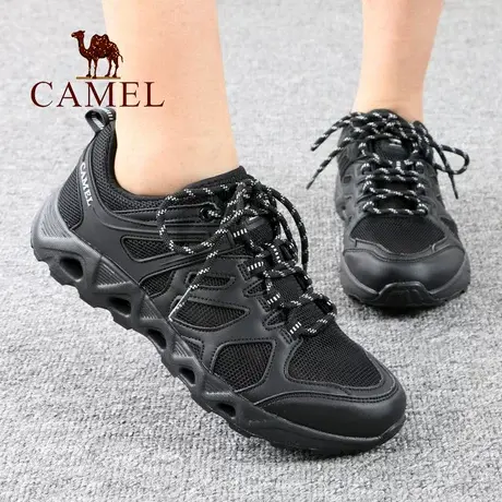 Camel/骆驼男鞋夏季款网眼透气镂空户外休闲轻便舒适旅游溯溪鞋子商品大图