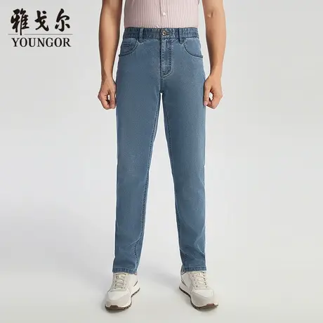 【商场同款】雅戈尔男士牛仔裤春季新款官方商务休闲牛仔裤男商品大图