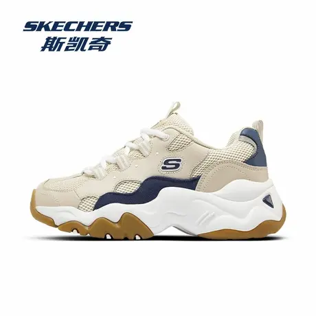 Skechers/斯凯奇女鞋复古老爹鞋厚底熊猫鞋官方旗舰店休闲运动鞋商品大图