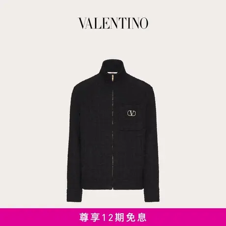【24期免息】华伦天奴VALENTINO男士 VLOGO SIGNATURE 粗花呢外套图片