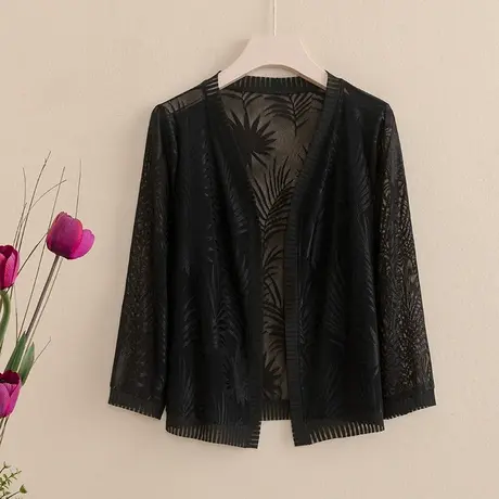 2023夏季新款防晒开衫女短款外套上衣外搭宽松薄款空调衫防晒衫图片