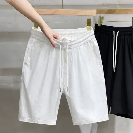 轻薄速干夏季休闲短裤男外穿潮牌宽松五分裤运动裤薄款跑步中裤子商品大图