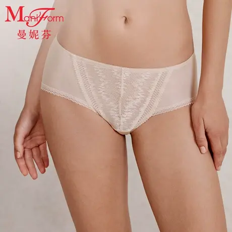 曼妮芬中低腰低角裤女士内裤20612454商品大图