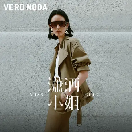 【所有姐姐的直播间】Vero Moda夹克女25秋新工装短风衣外套飒爽商品大图
