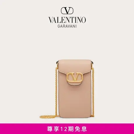 【线上限定】华伦天奴VALENTINO女士 LOCO 小牛皮链条手机包商品大图
