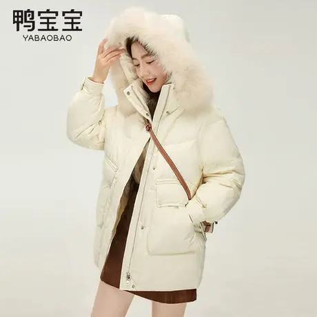 鸭宝宝面包服羽绒服女短小个子韩版宽松时尚防寒保暖冬季外套潮商品大图