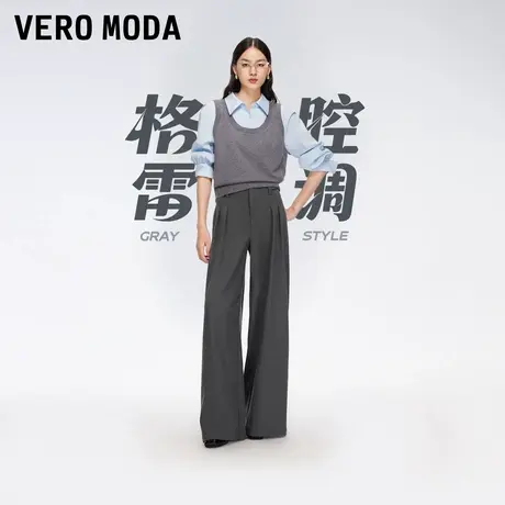【好物体验专享】Vero Moda休闲裤女25秋冬新款西装裤百搭通勤商品大图