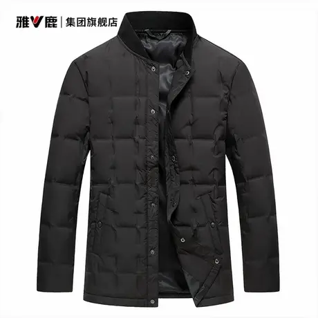【林依轮直播间】雅鹿商务休闲羽绒服男款2025新款中老年90绒保暖商品大图