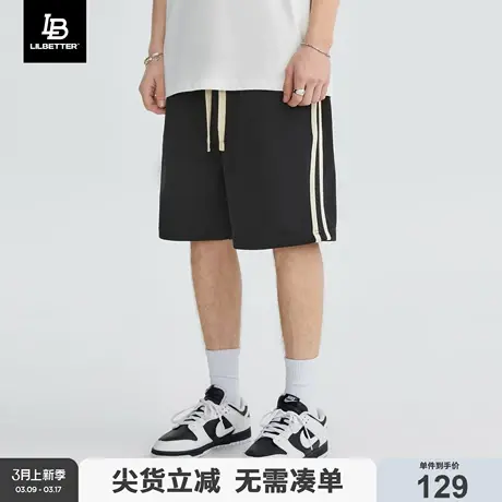 Lilbetter350g重磅休闲短裤男五分裤夏天直筒潮流卫裤美式中裤lb商品大图