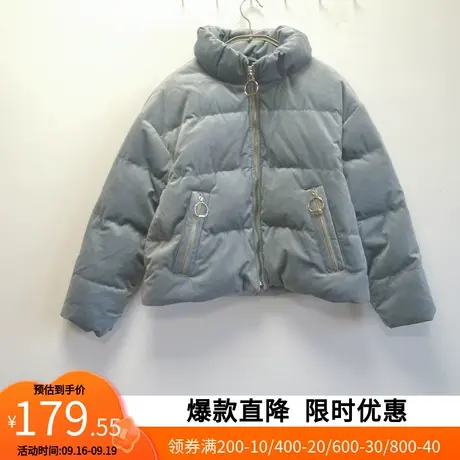 艾格冬季女士羽绒服宽松白鸭绒时尚潮流小个子舒适设计感小众Y571商品大图